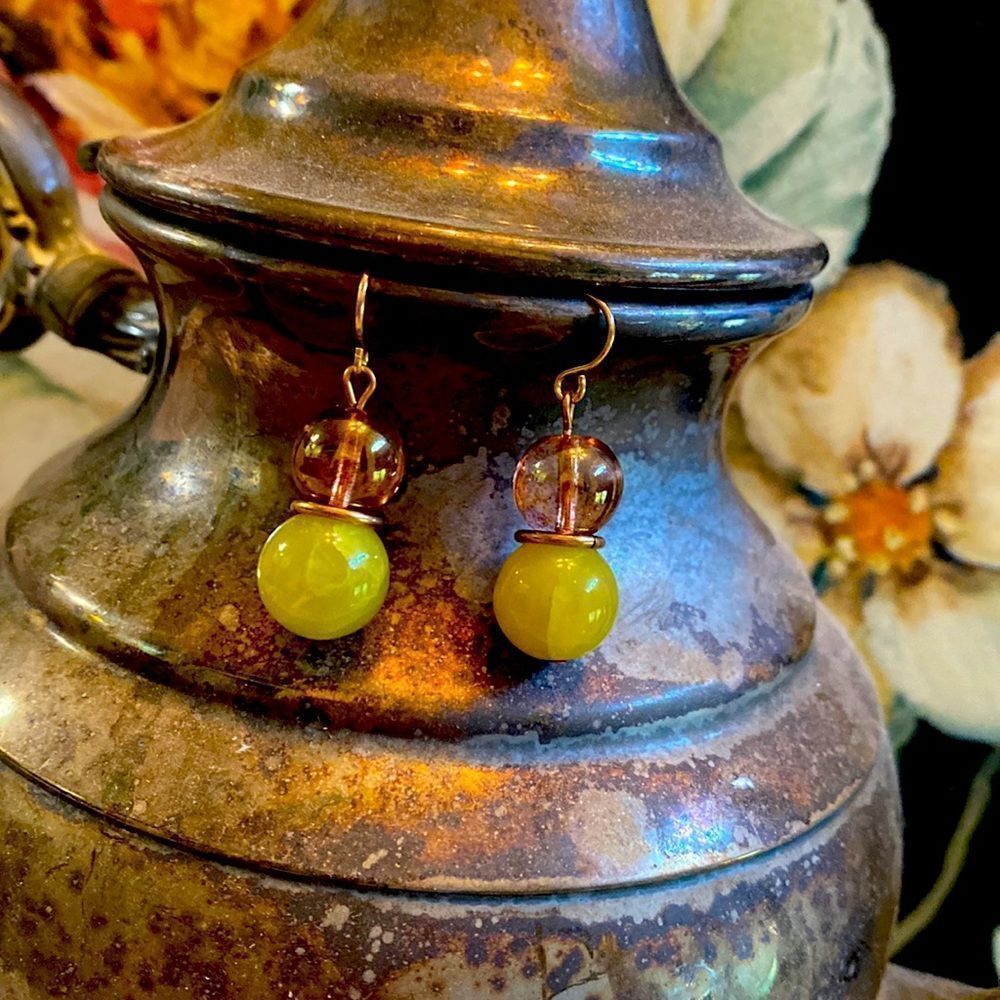 NEW earrings from Grandmother’s Buttons in St. Francisville, LA
